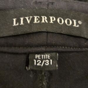 Liverpool Petite Black Trousers